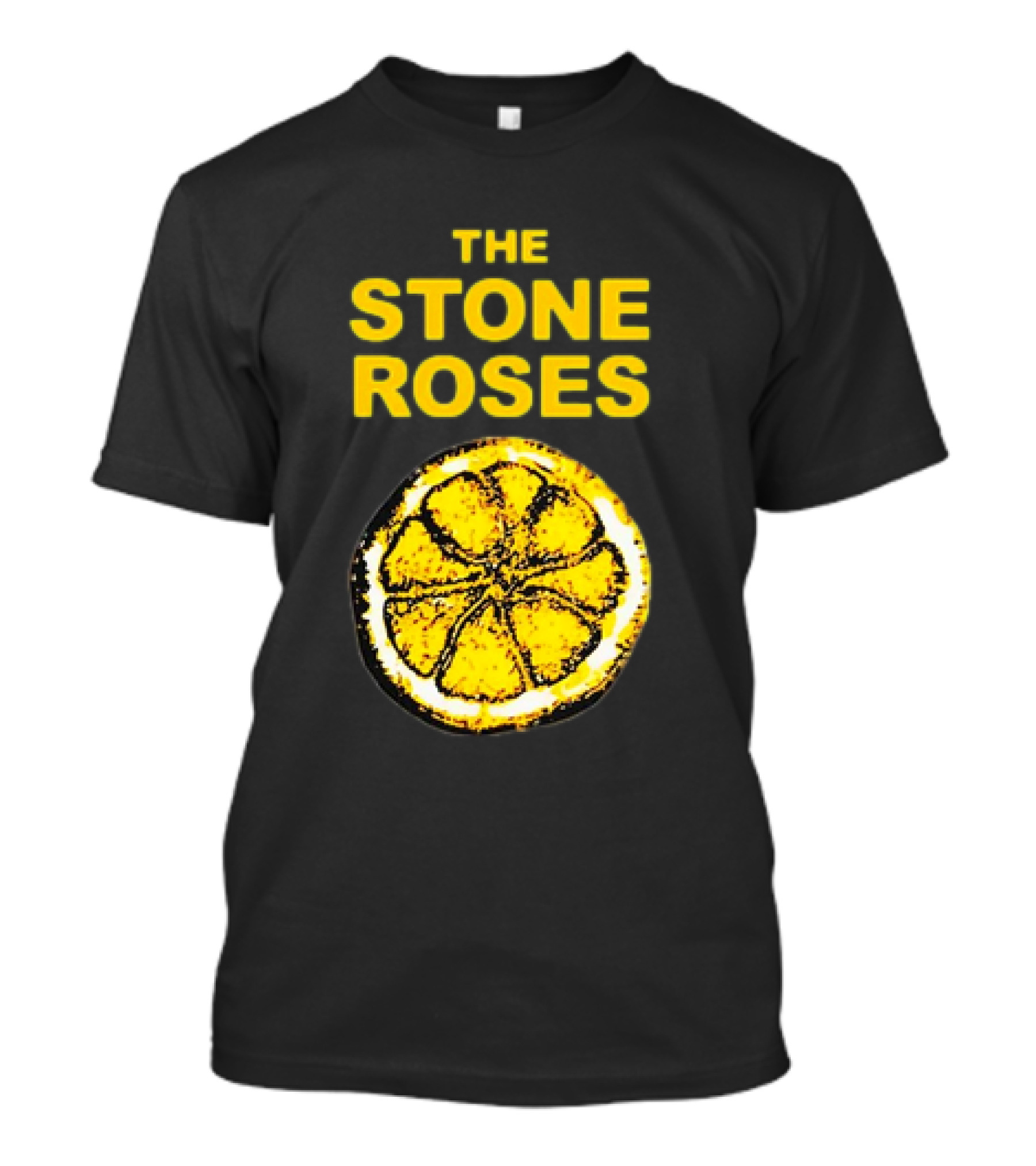 THE STONE ROSES Lemon Iconic Yellow T-Shirt