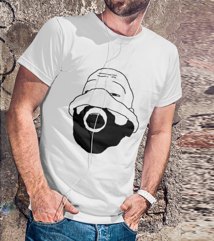 Ye Kanye West Nitrous Mask Drawing T-Shirt