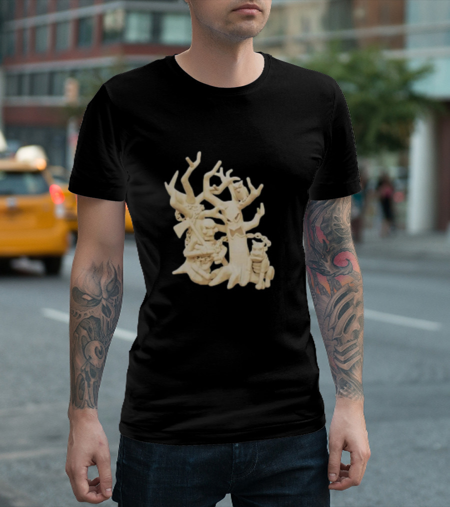 Spooky Woods Woodland Haunted Forest Creatures T-Shirt