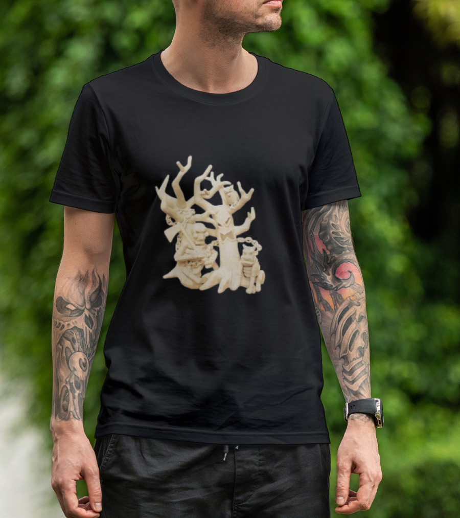 Spooky Woods Woodland Haunted Forest Creatures T-Shirt