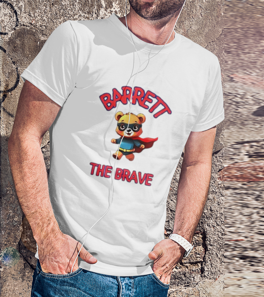 BARRETT THE BRAVE SUPERHERO BEAR T-Shirt