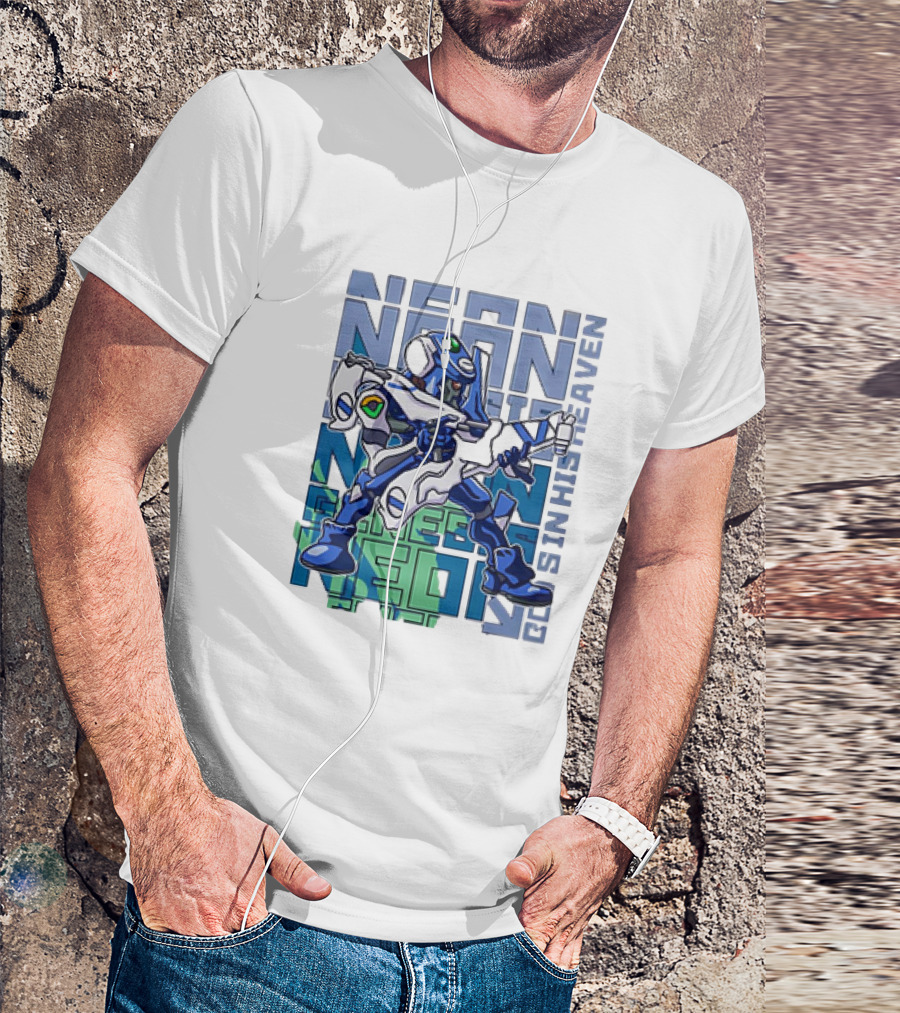 Neon Genesis Evangelion Eva-00 God's In His Heaven T-Shirt