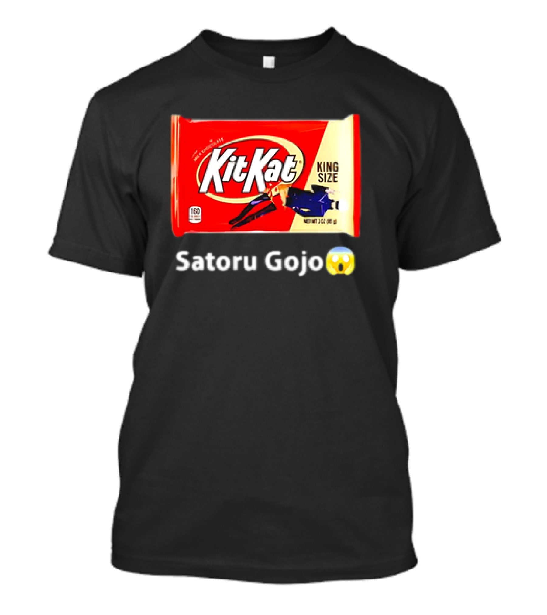 Kit Kat King Size Satoru Gojo 😮 T-Shirt