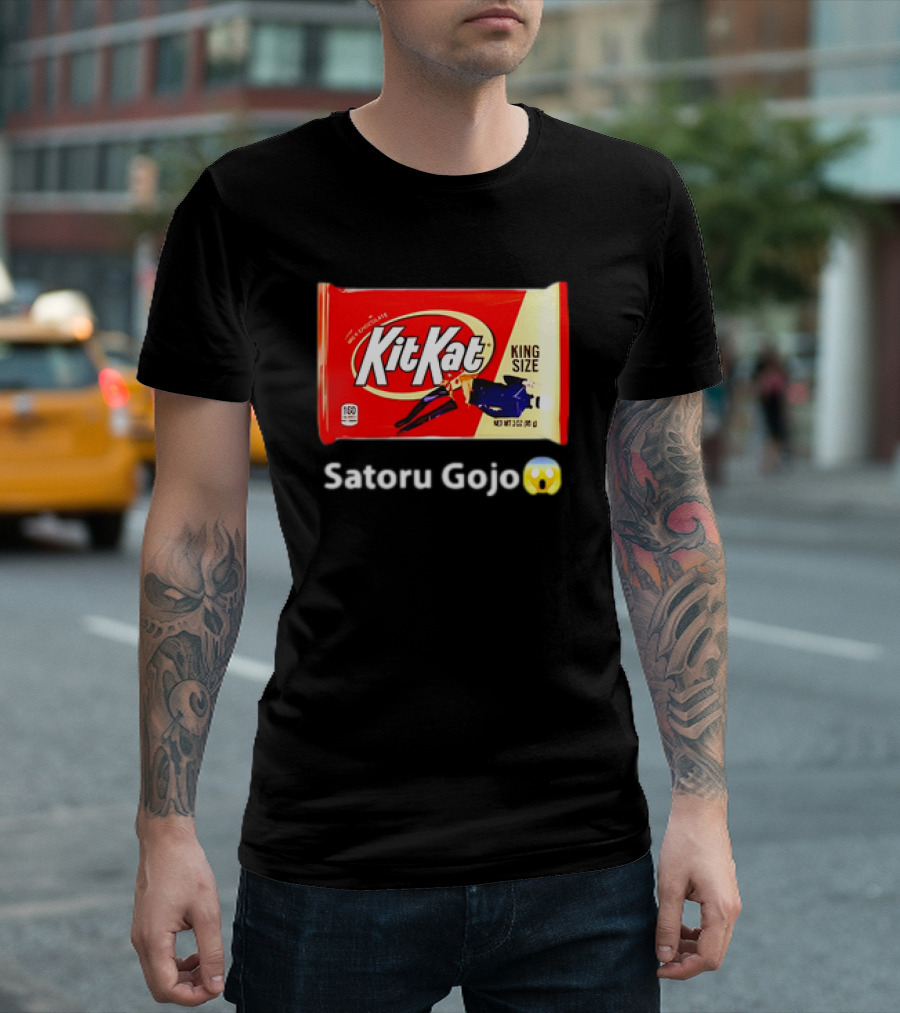 Kit Kat King Size Satoru Gojo 😮 T-Shirt