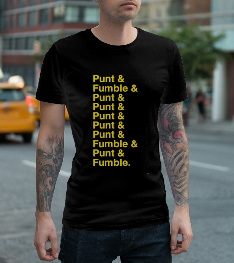Iowa at Penn State Game Punt and Fumble Commemorative T-Shirt