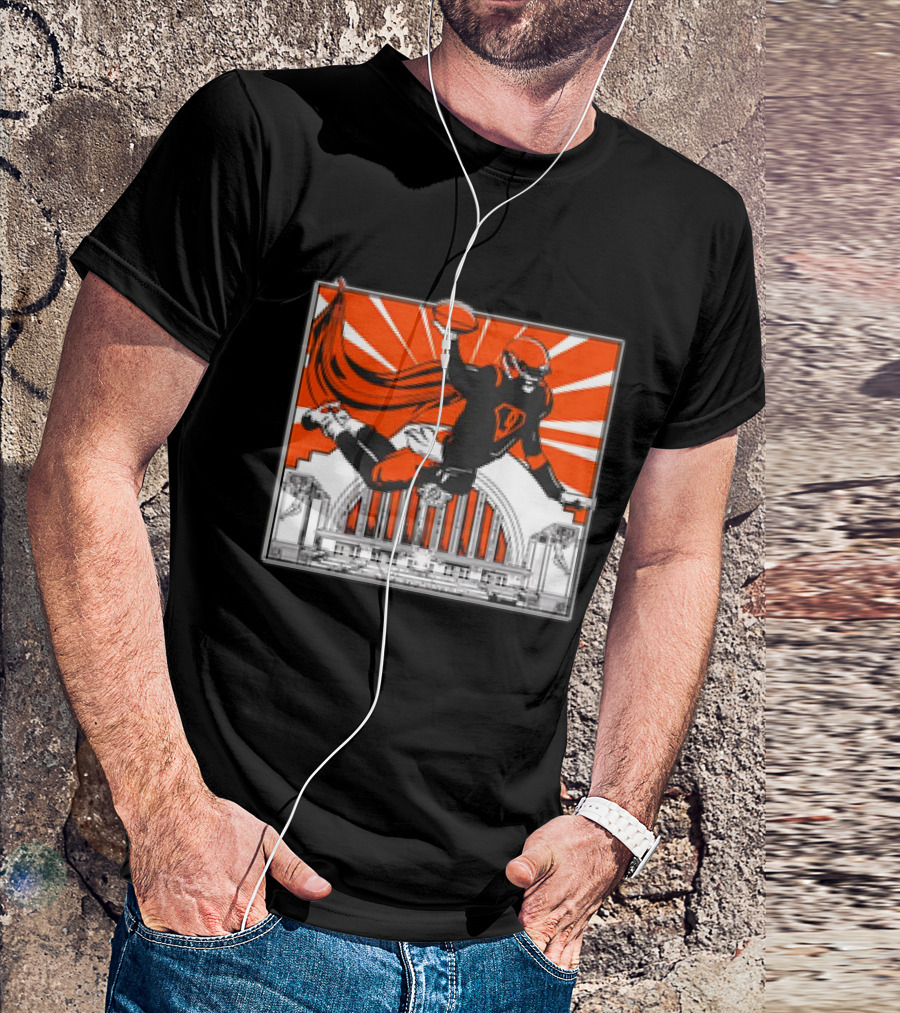 Cincinnati Bengals Superhero Joe Burrow Union Terminal Fan T-Shirt