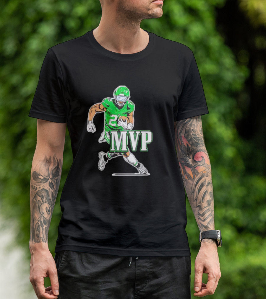 Philadelphia Eagles Number 26 Green Uniform MVP T-Shirt