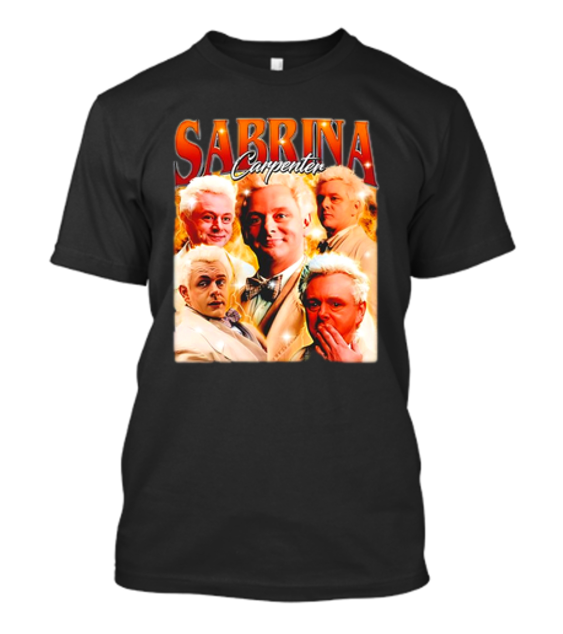 Sabrina Carpenter Crowley Aziraphale Good Omens T-Shirt
