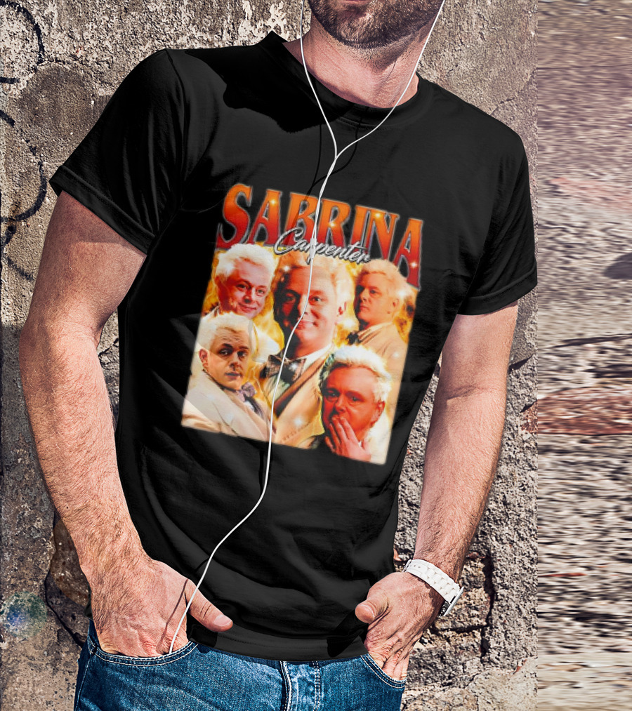 Sabrina Carpenter Crowley Aziraphale Good Omens T-Shirt