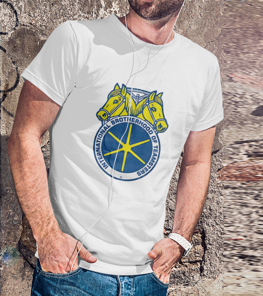 International Brotherhood Of Teamsters Emblem With Dual Horses T-Shirt