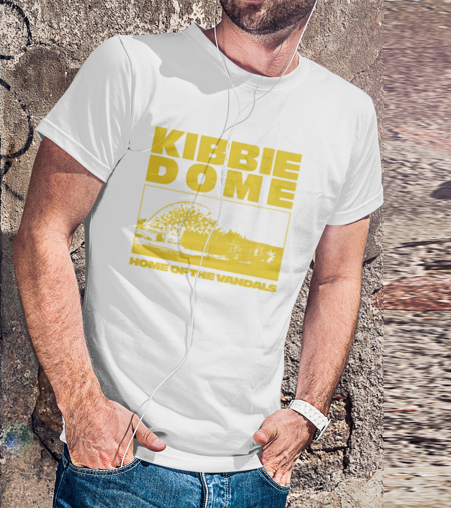 Kibbie Dome Home Of The Vandals Idaho Vintage Newspaper T-Shirt