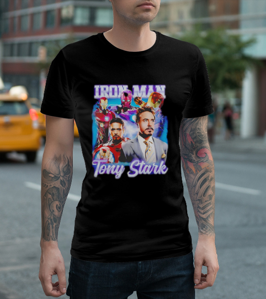 Iron Man Tony Stark Marvel Studio T-Shirt