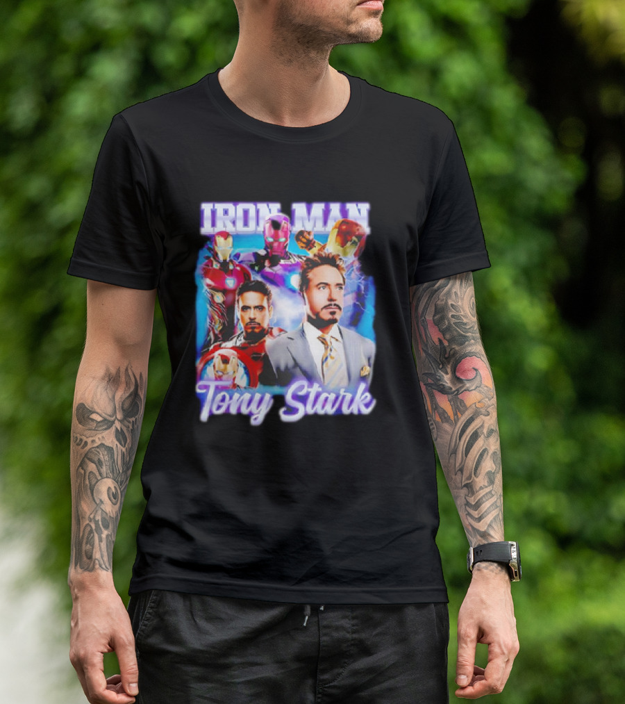 Iron Man Tony Stark Marvel Studio T-Shirt