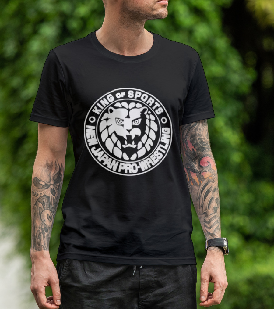 King Of Sports New Japan Pro Wrestling Lion T-Shirt