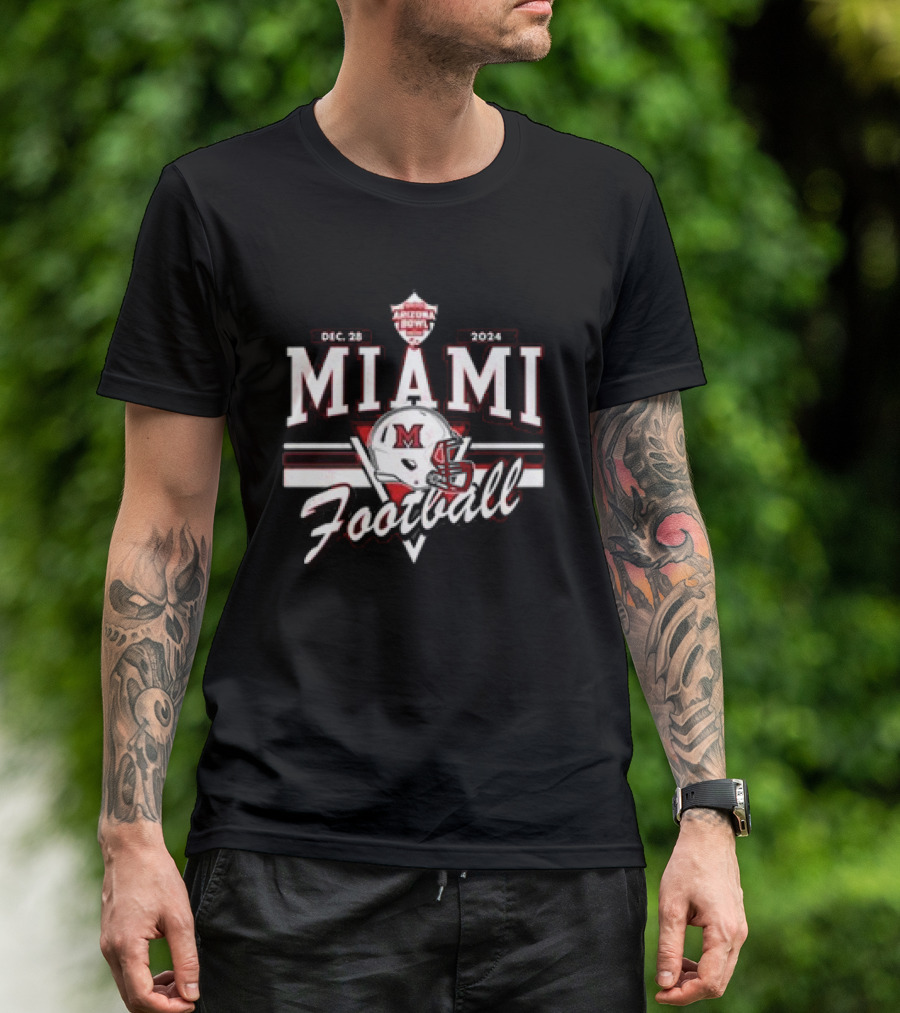 Miami RedHawks Arizona Bowl Football Dec 28 T-Shirt