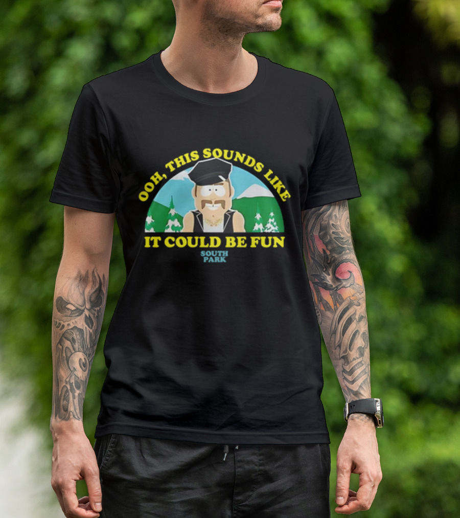 Ooh This Sounds Like It Could Be Fun South Park Vintage Biker Character T-Shirt