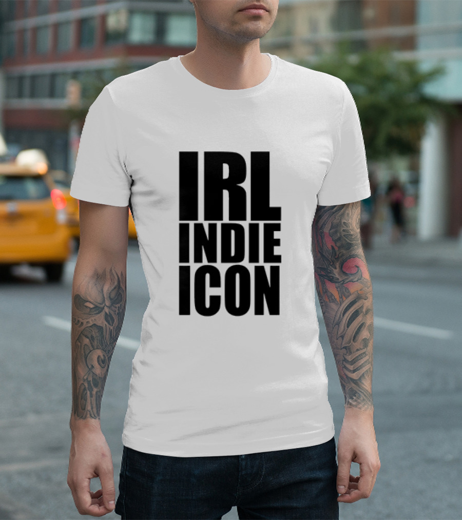 IRL Indie Icon Text Block T-Shirt