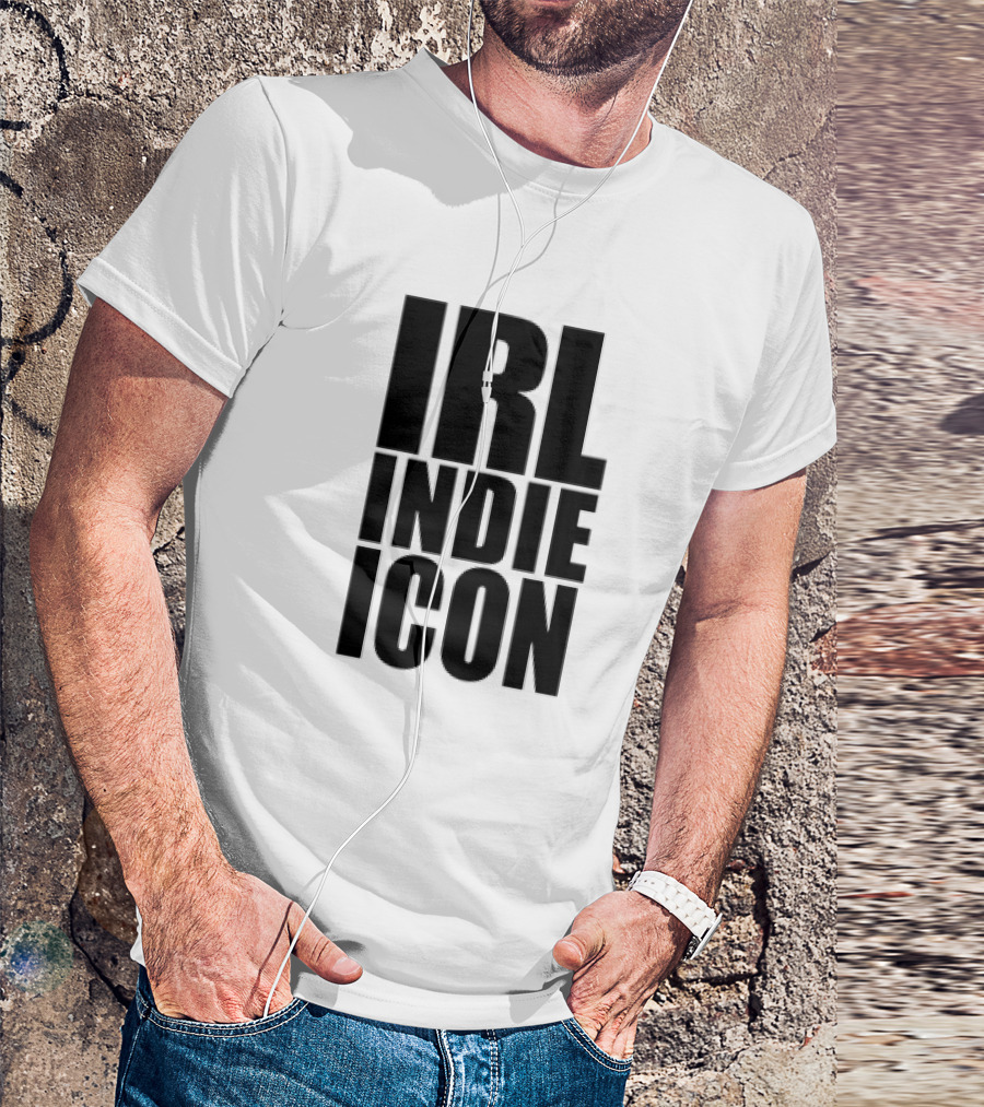 IRL Indie Icon Text Block T-Shirt