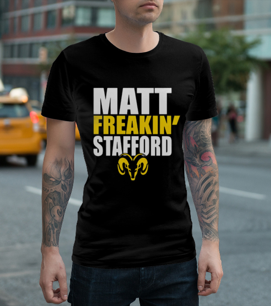Los Angeles Rams Matt Freakin’ Stafford Iconic Ram T-Shirt