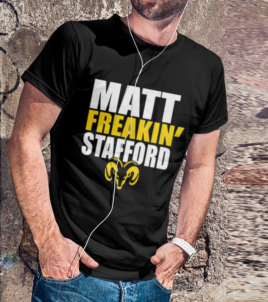 Los Angeles Rams Matt Freakin’ Stafford Iconic Ram T-Shirt
