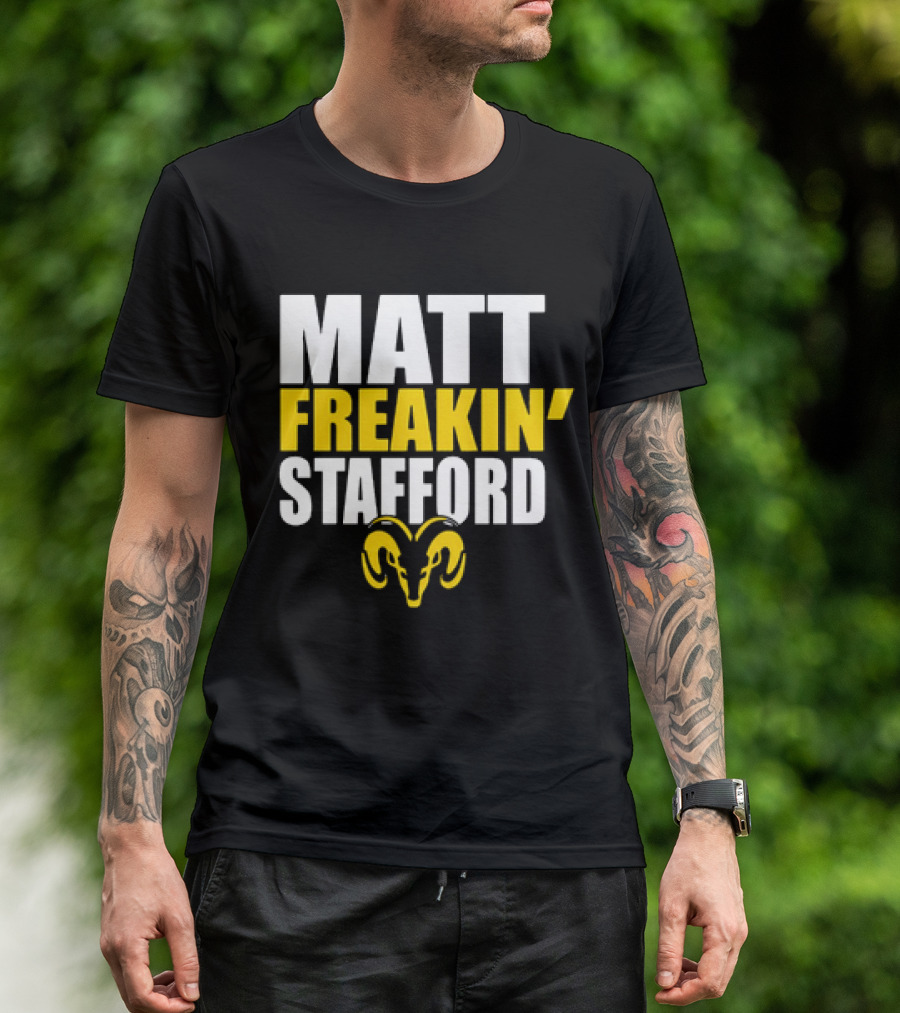 Los Angeles Rams Matt Freakin’ Stafford Iconic Ram T-Shirt