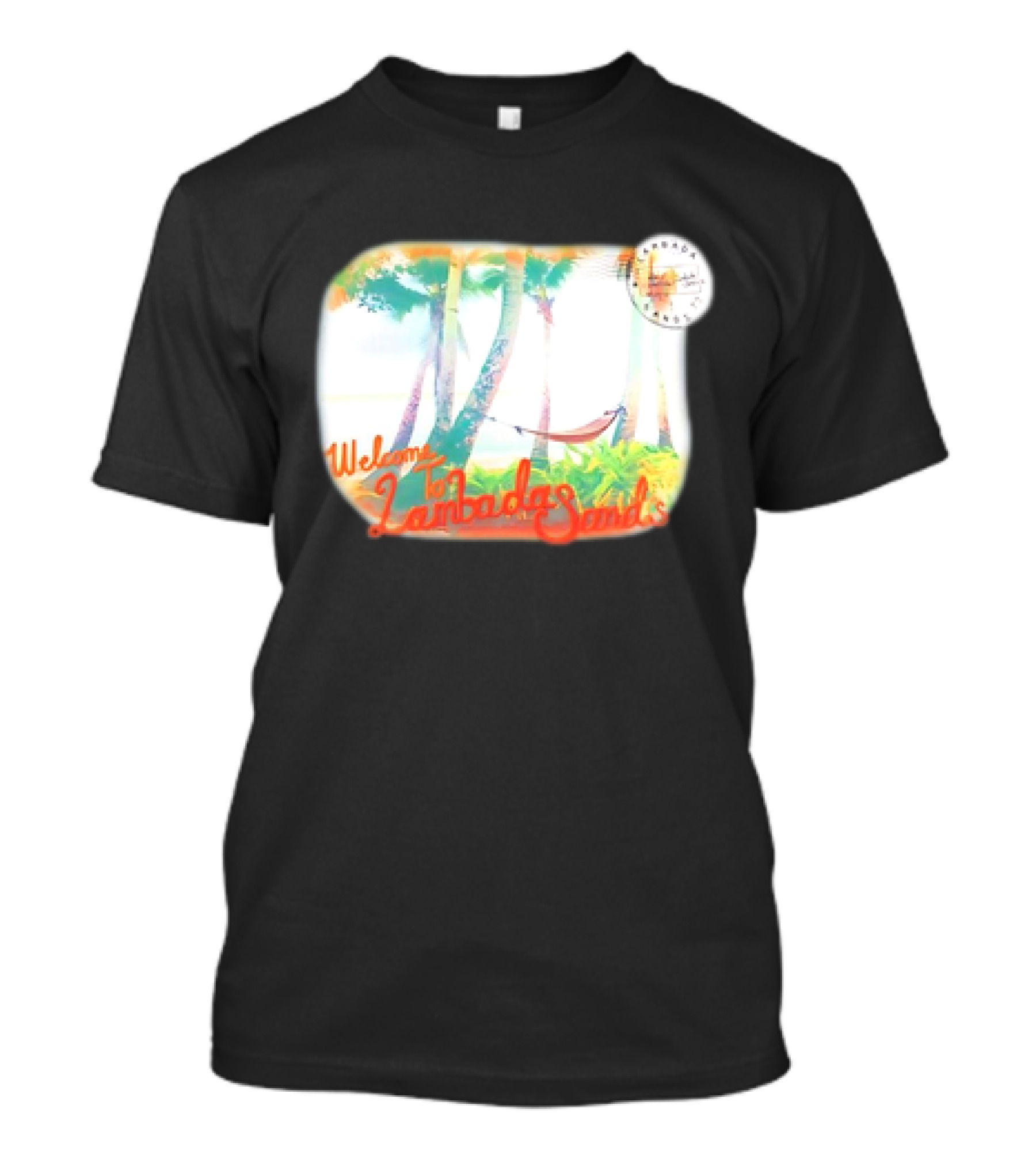 Welcome To Lambada Sands Tropical Hammock Paradise T-Shirt