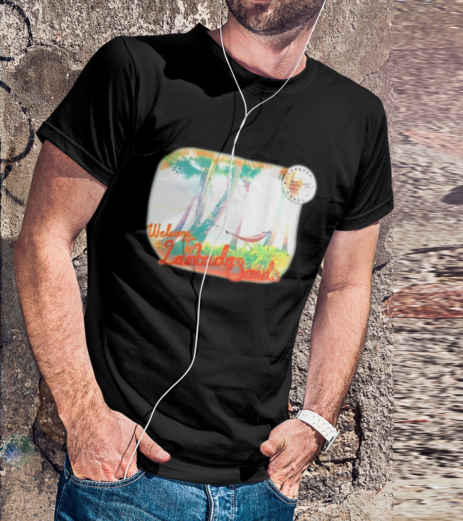Welcome To Lambada Sands Tropical Hammock Paradise T-Shirt