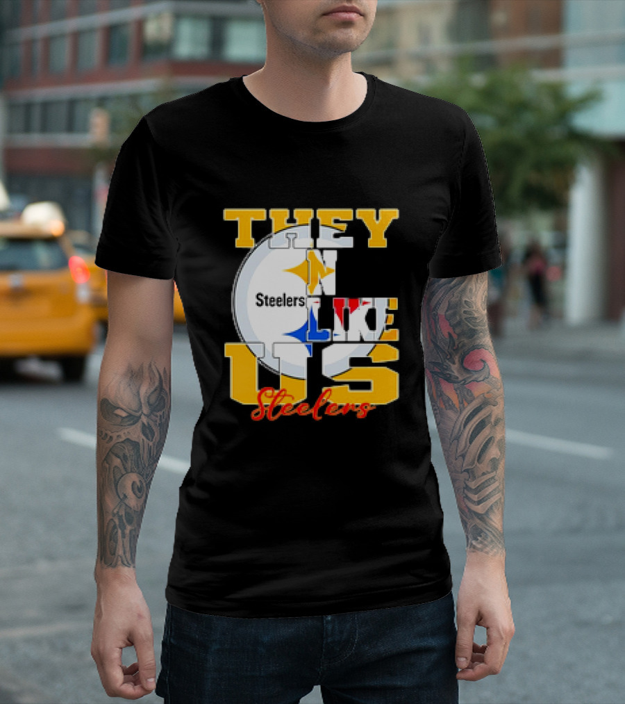 Pittsburgh Steelers NFL Football They Not Like Us T-Shirt