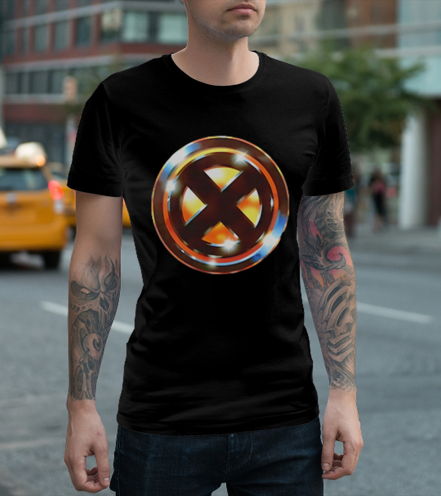 X-Men Logo X The 1989 Batman Mutants 1989 Logo Crossover T-Shirt
