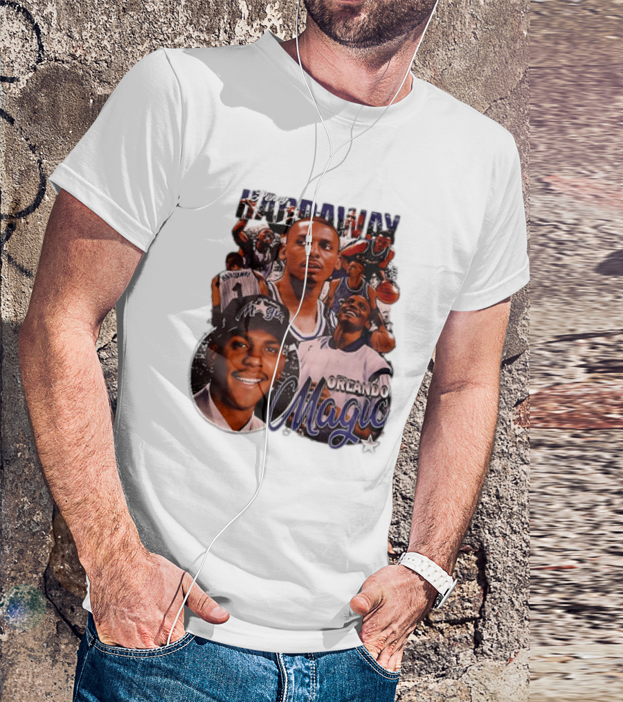 Hardaway Orlando Magic Retro Basketball Legend T-Shirt