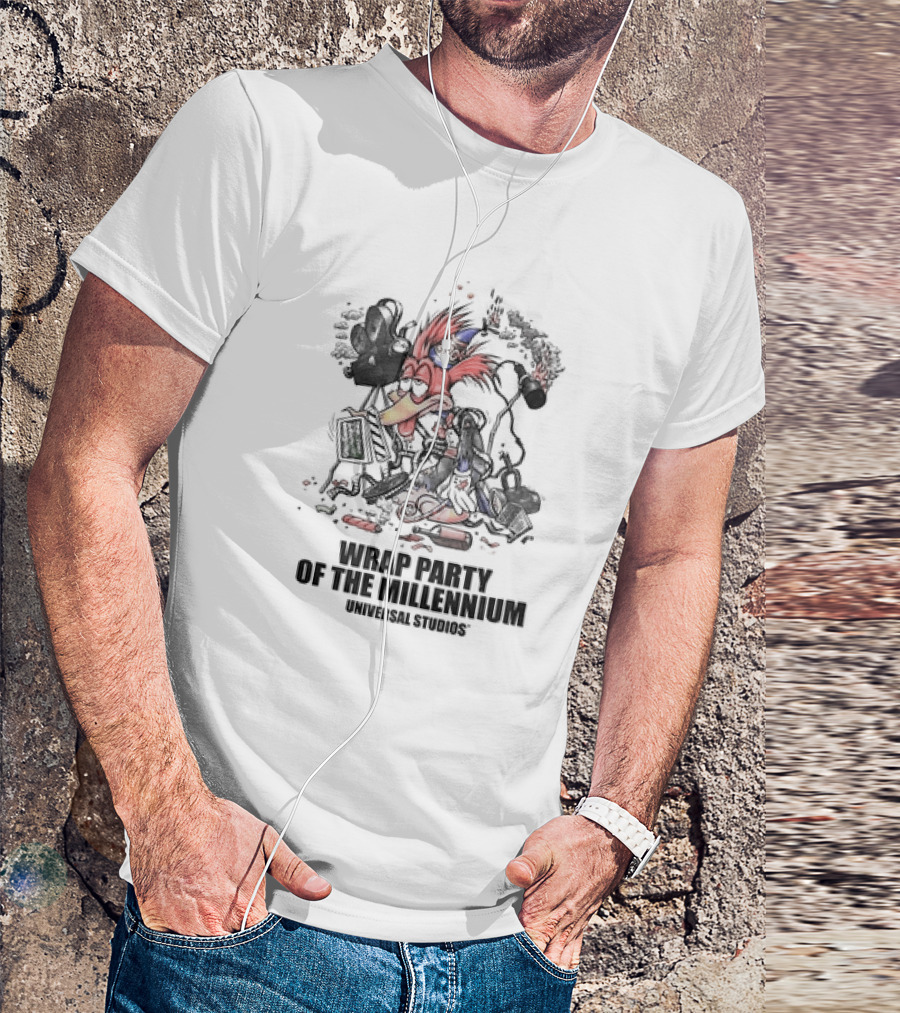 WRAP PARTY OF THE MILLENNIUM UNIVERSAL STUDIOS 2000 WOODY WOODPECKER T-Shirt
