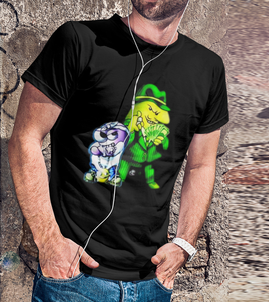 Cool Gangsta Friends Smiling Money Holders T-Shirt