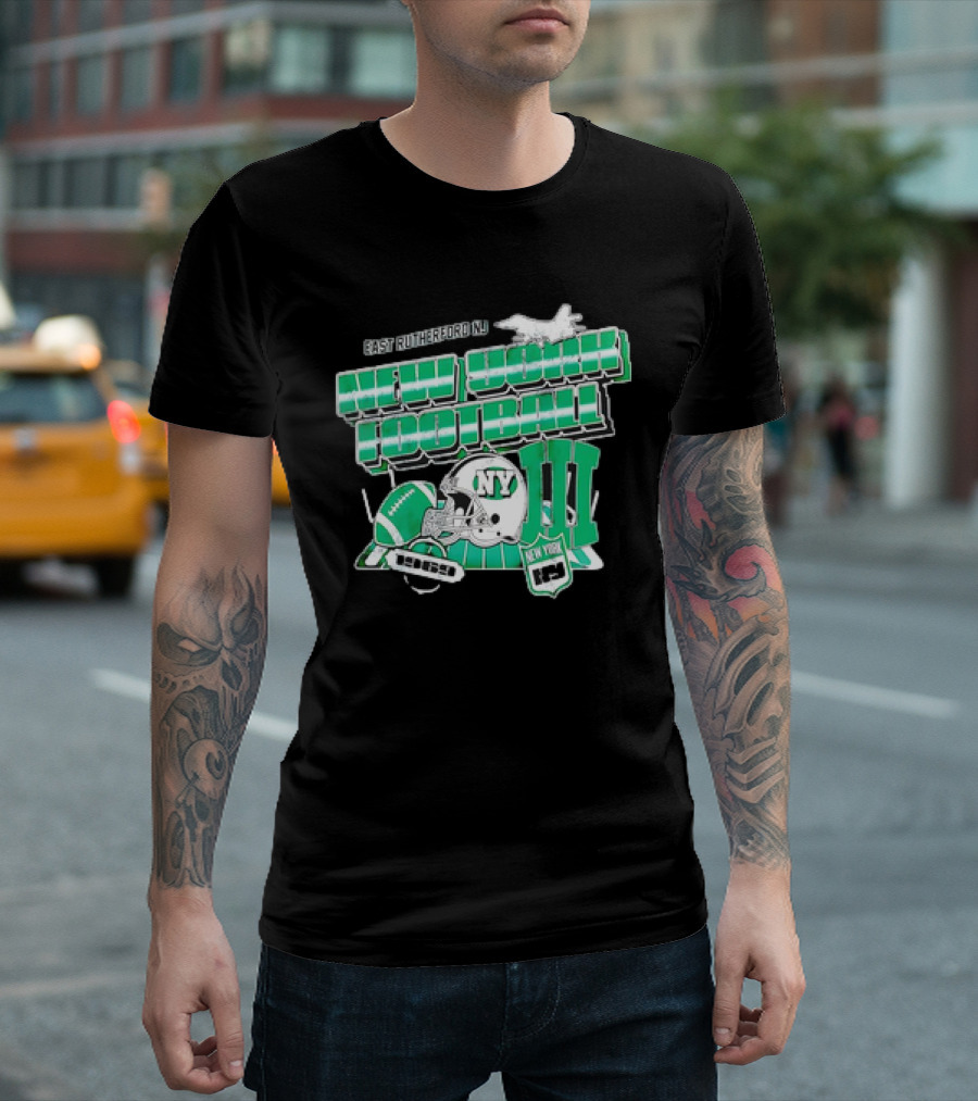 East Rutherford NJ New York Football NY Gang Green III T-Shirt