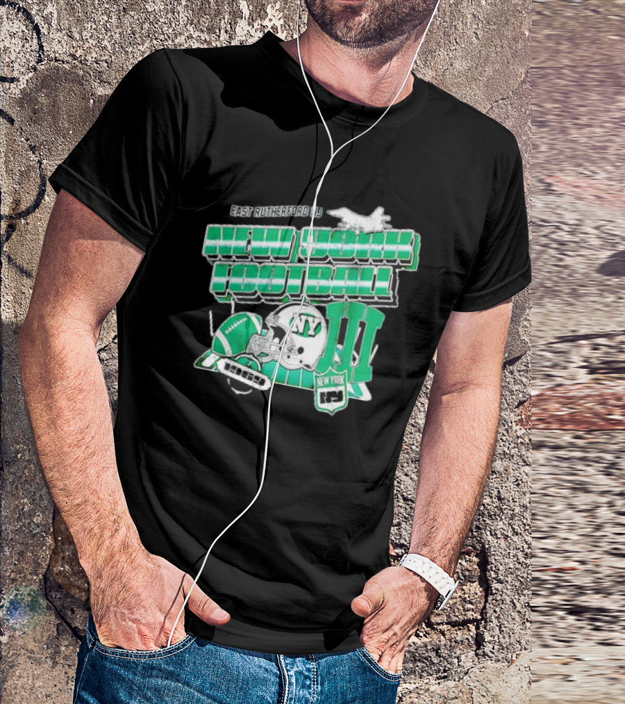 East Rutherford NJ New York Football NY Gang Green III T-Shirt