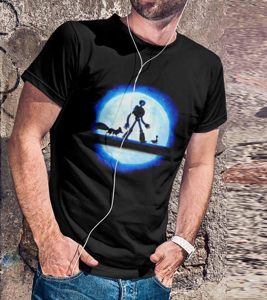 Hakuna Robot Journey With Fox And Goose To The Moon T-Shirt