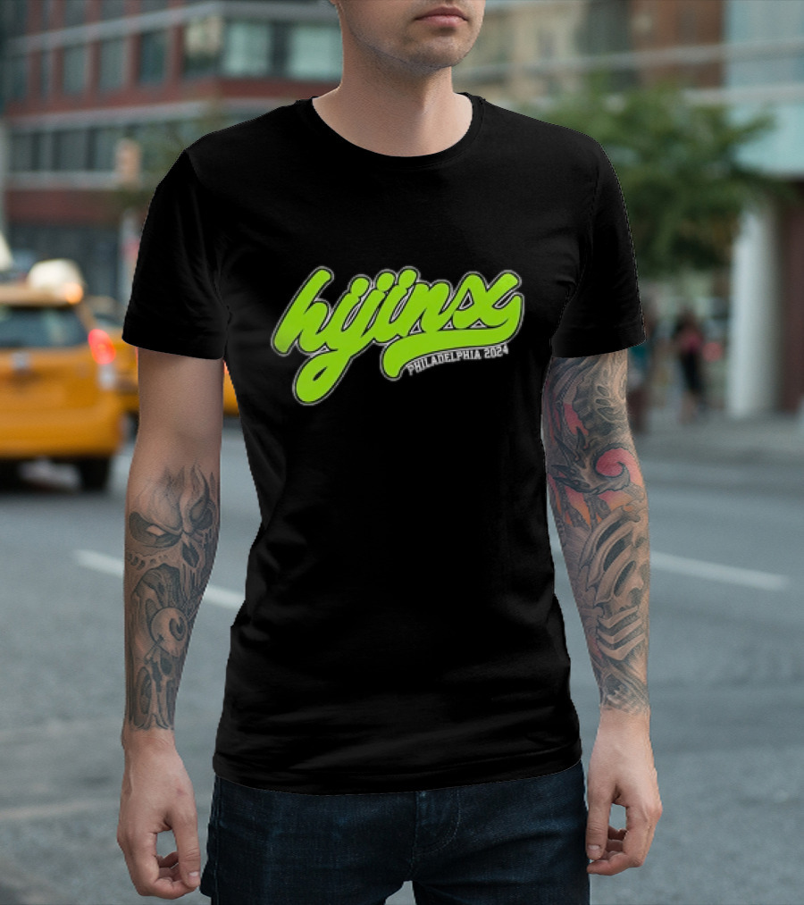 Philadelphia 2024 Hijinx Event Neon Text T-Shirt