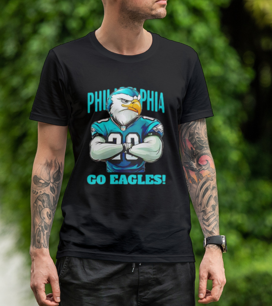 Philadelphia Eagles Mascot Go Eagles NFL Football T-Shirt