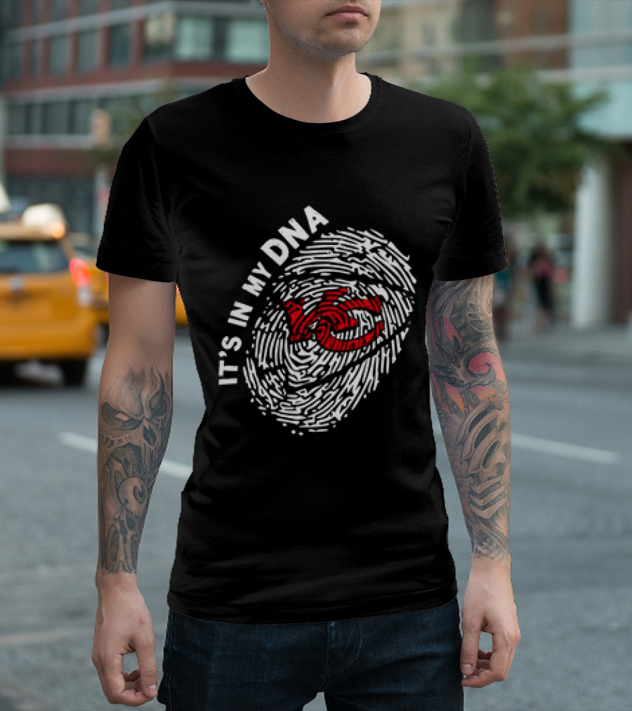 Kansas City Chiefs It's in My DNA Fingerprint T-Shirt
