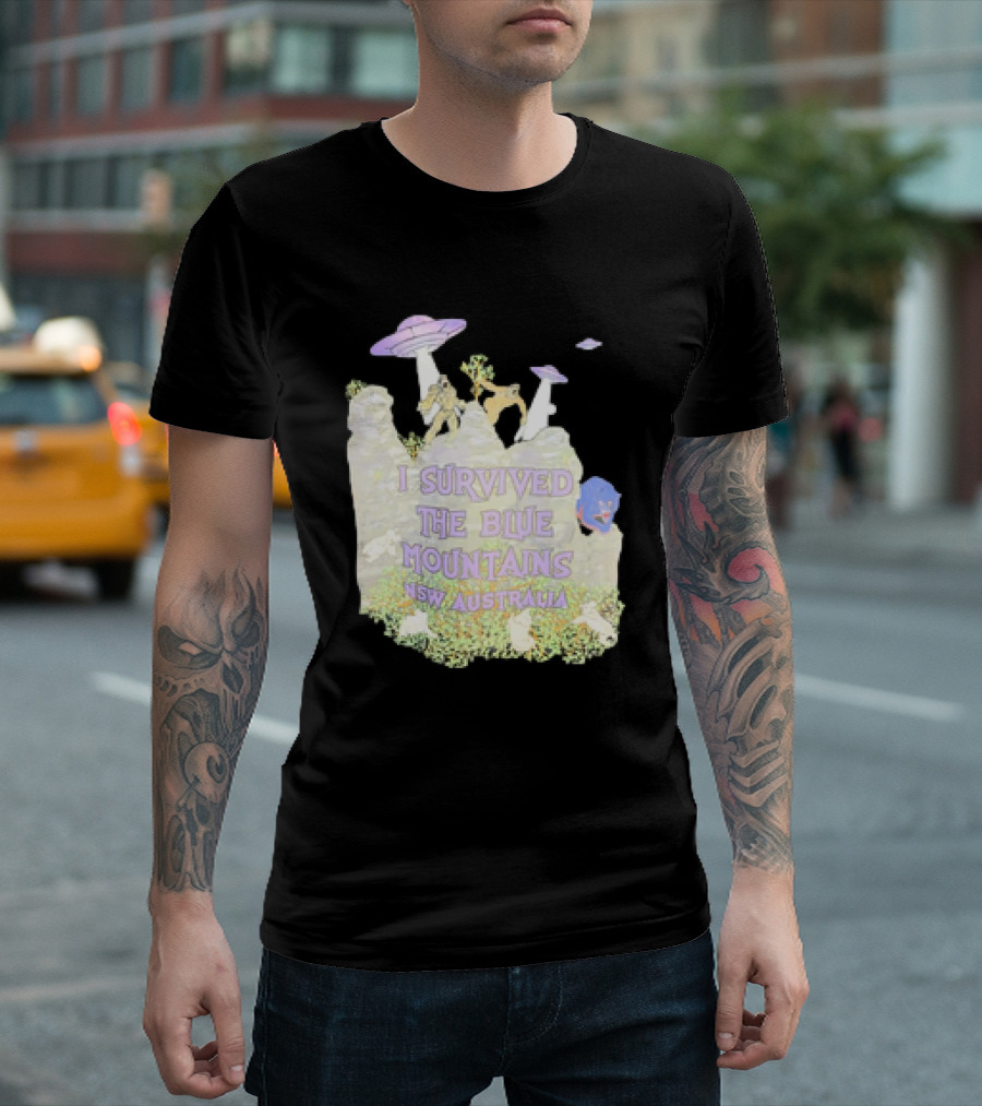 I Survived UFO Encounter in the Blue Mountains NSW Australia T-Shirt