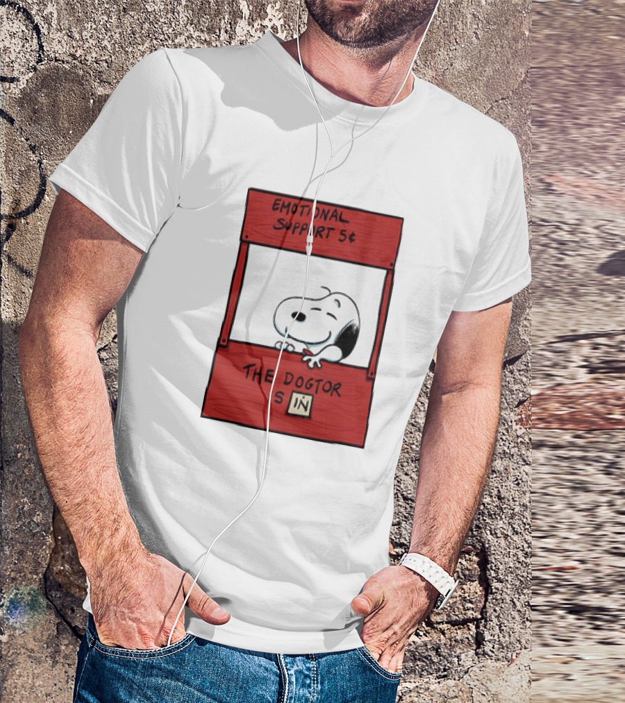 Emotional Support The Dogtor Is In T-Shirt