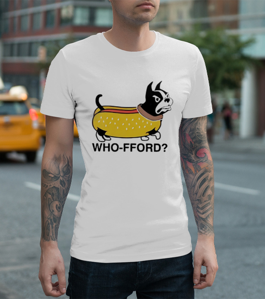 Furman Paladins Who-fford Hot Dog Bulldog T-Shirt