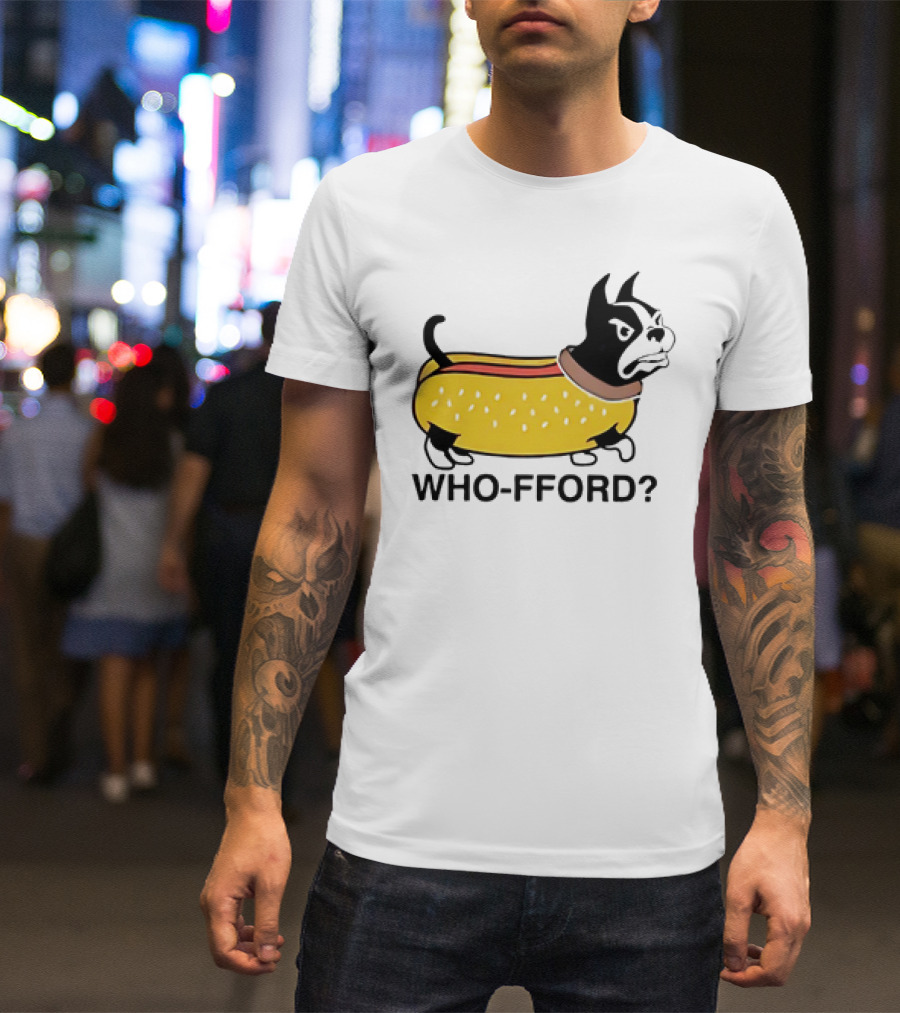 Furman Paladins Who-fford Hot Dog Bulldog T-Shirt