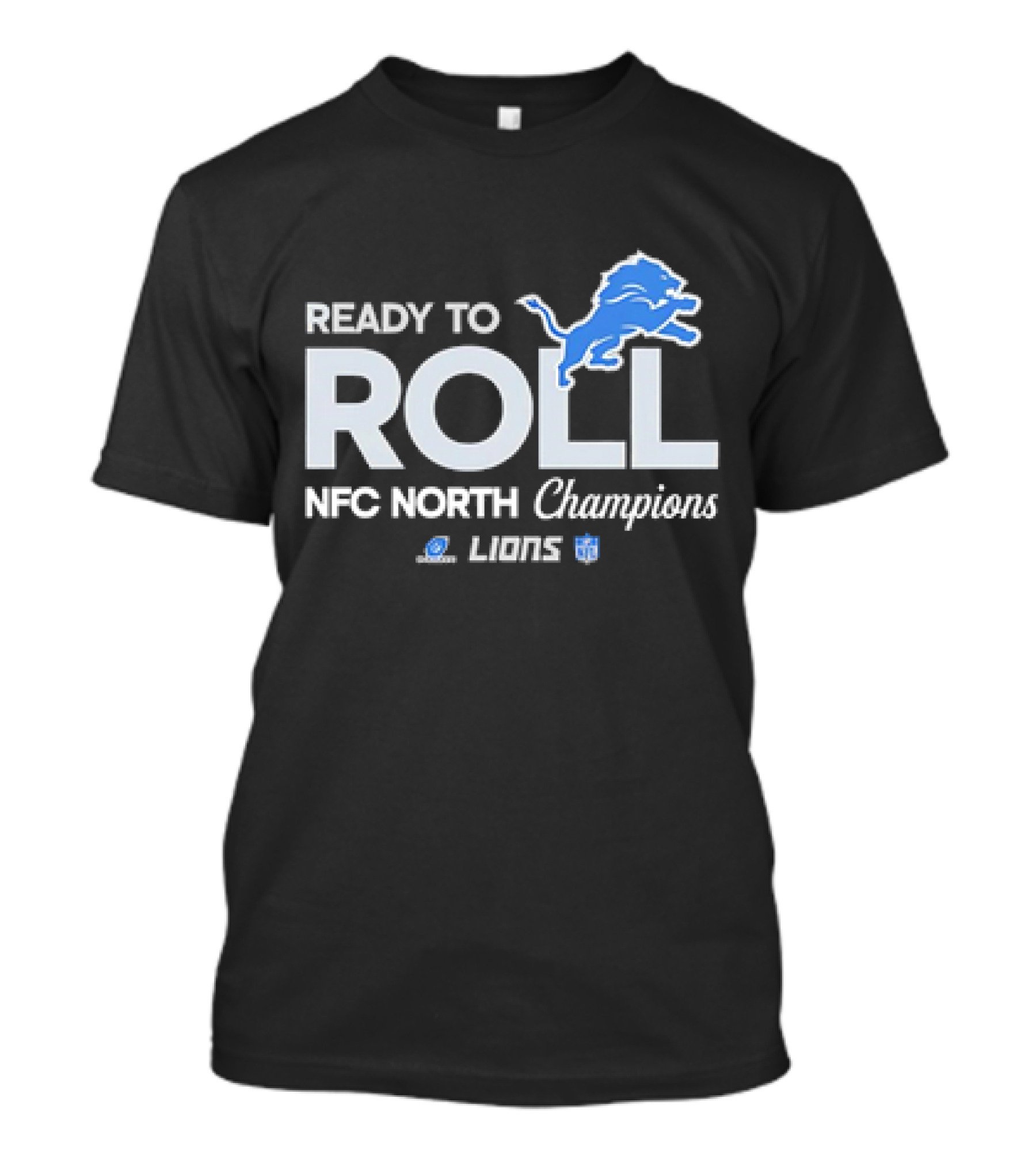 Ready To Roll Detroit Lions NFC North Champions T-Shirt