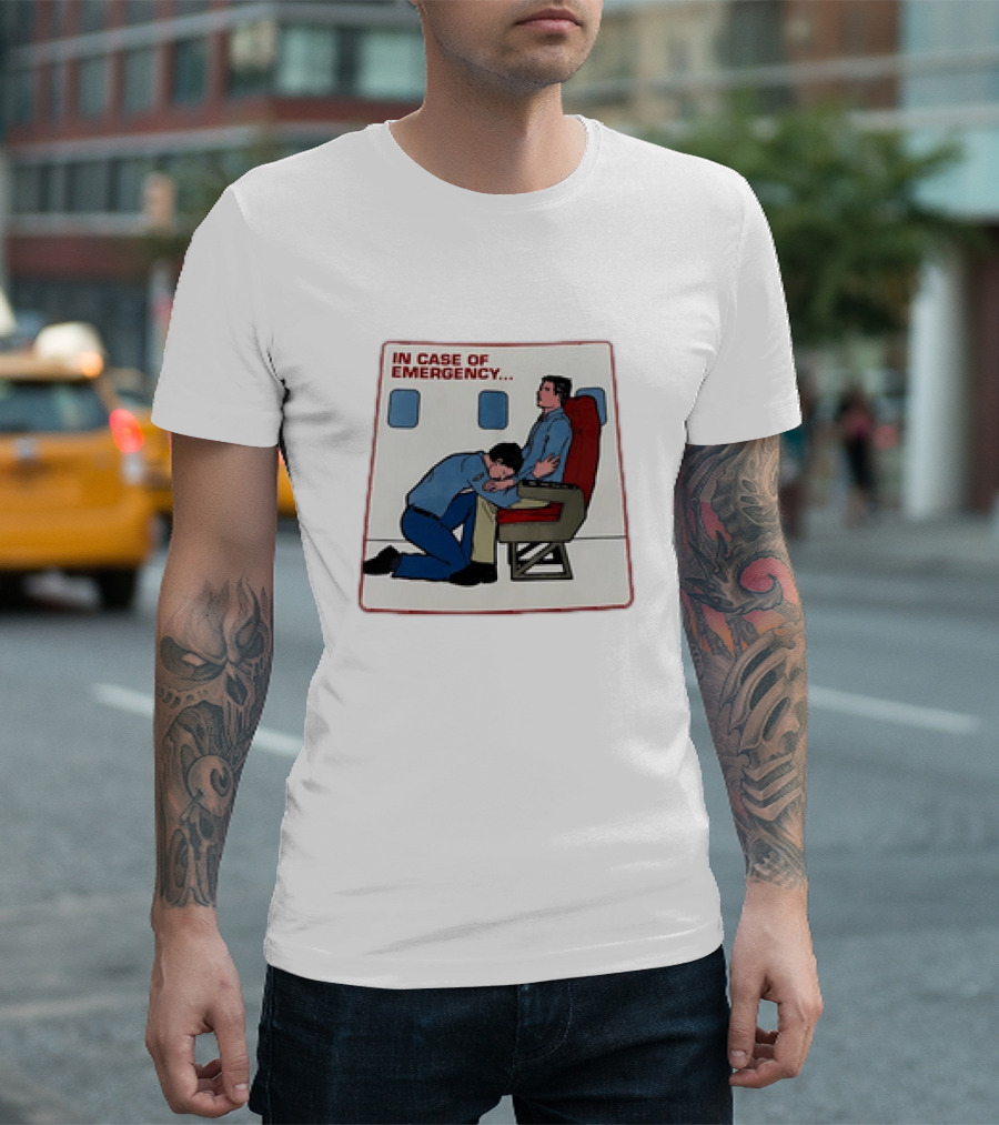 In Case Of Emergency Airplane Seat Safety Instructions T-Shirt