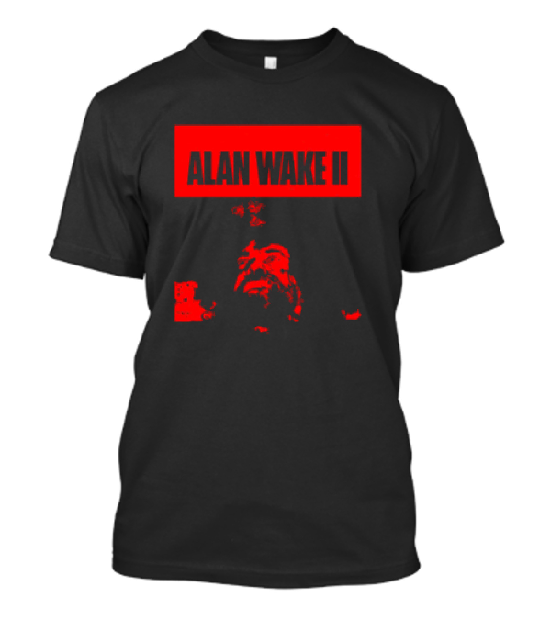 Alan Wake II Red Classic Horror T-Shirt