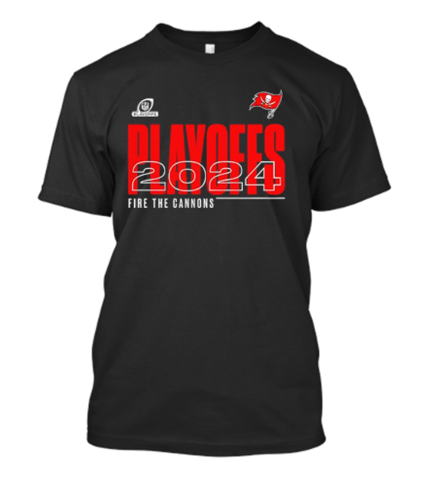 Tampa Bay Buccaneers Playoffs 2024 Fire The Cannons T-Shirt