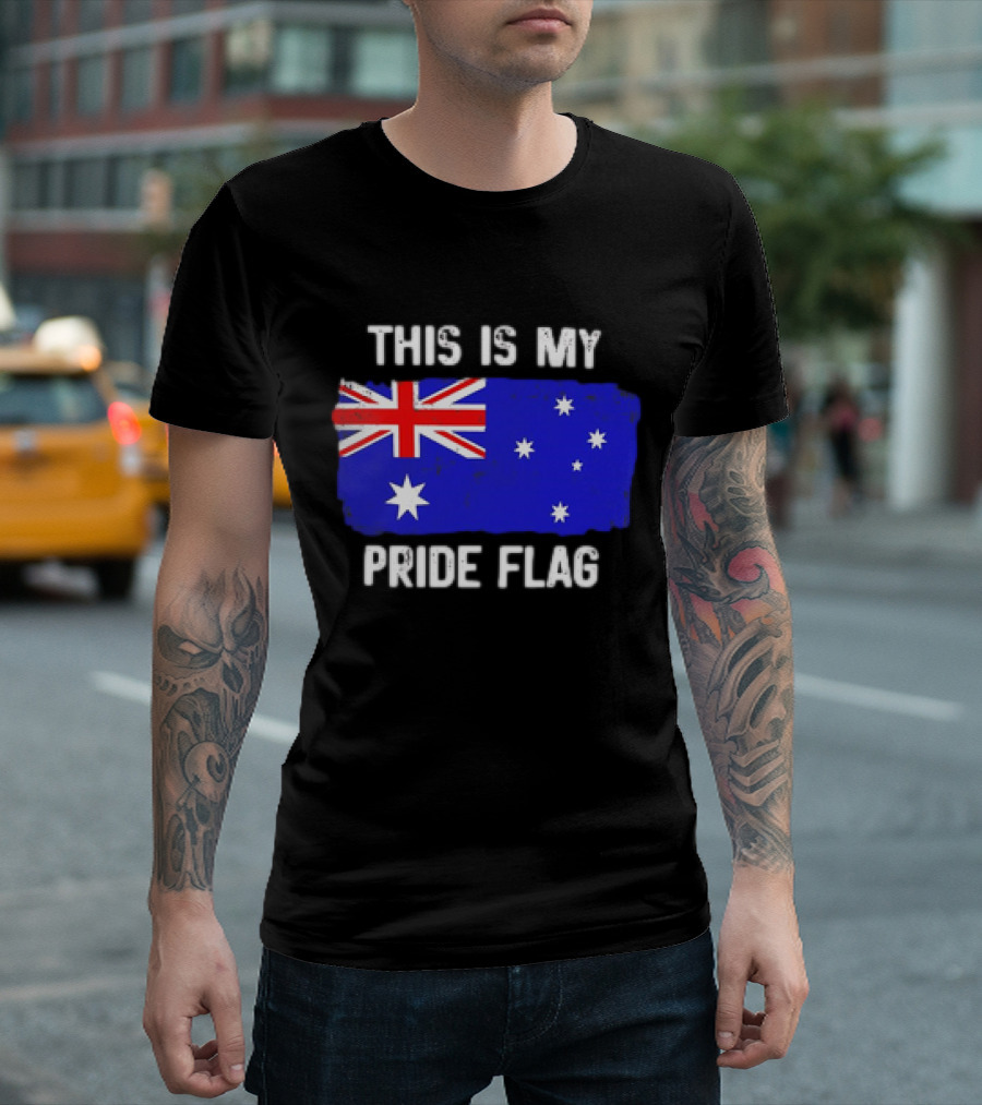 This Is My Pride Flag Australian Flag T-Shirt