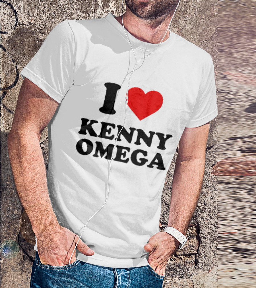I Heart Kenny Omega Wrestler T-Shirt