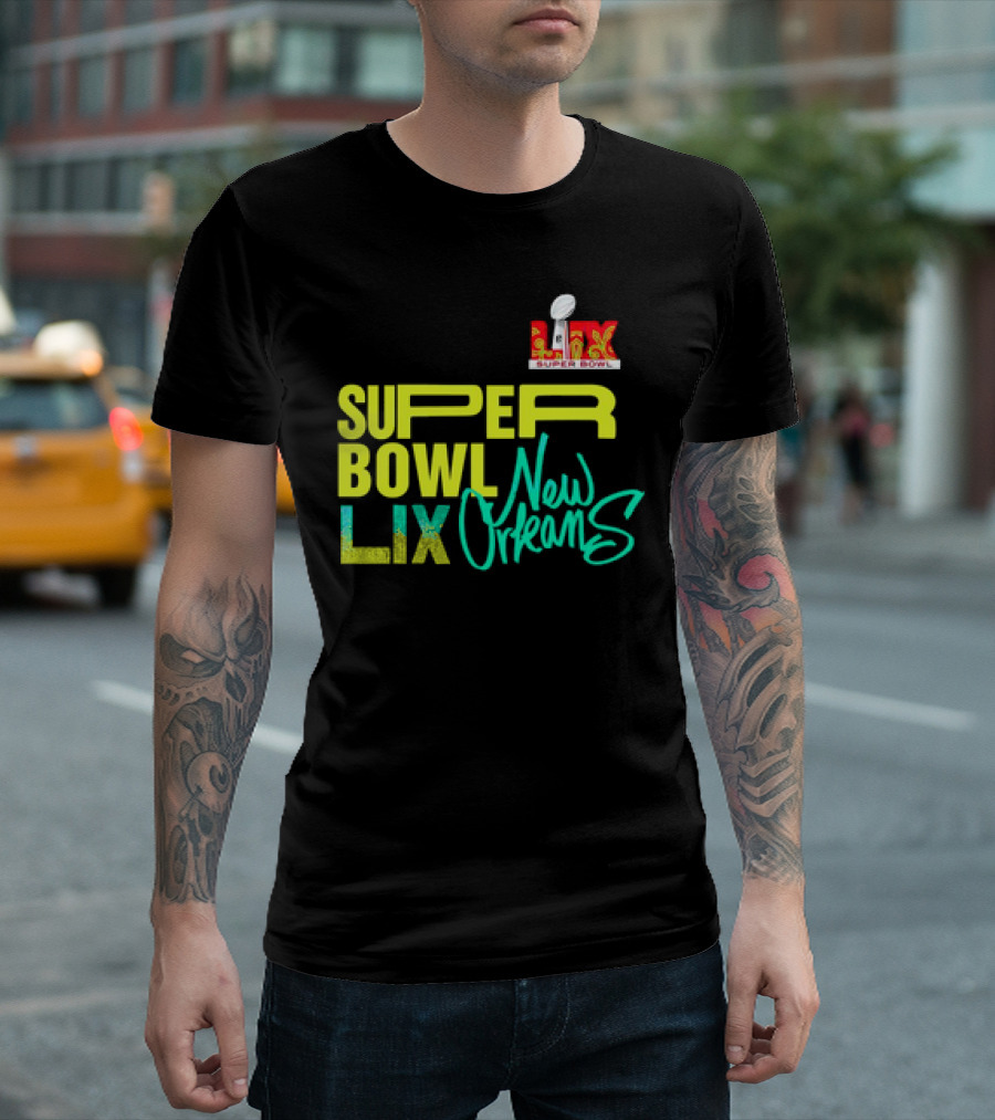 Super Bowl LIX New Orleans 2025 NFL Football T-Shirt