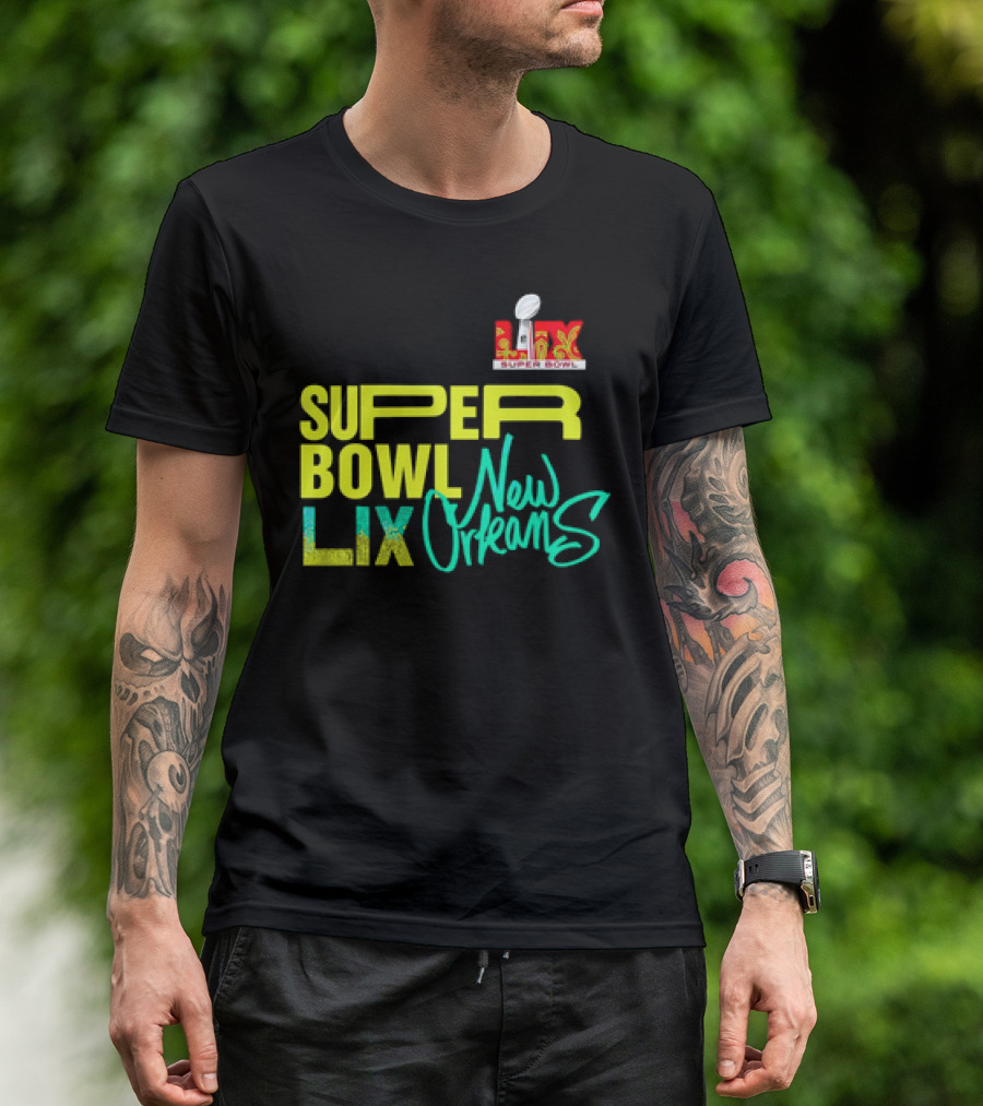 Super Bowl LIX New Orleans 2025 NFL Football T-Shirt